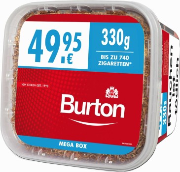Burton Full Flavor XXXL Dose Zigarettentabak 290gr